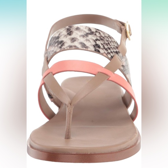 🤎Cole Haan🤎Finley Grand Sandal, size 7.5, Python Multi Print - Picture 4 of 17